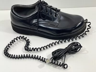 Vintage The Farmer's Novelty Shoe Telephone Phone Land Line Loafer Black • 39.99€