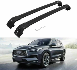 2Pcs Lockable Roof Rail Rack Cross Bar Crossbar Fits for Infiniti QX50 2019-2025 - Picture 1 of 10