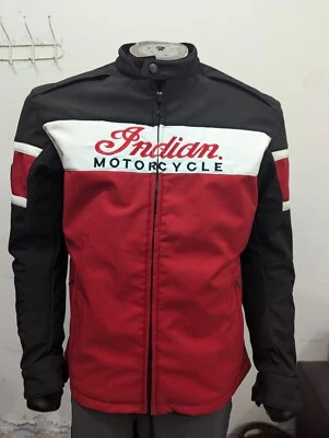 chaqueta moto india nueva color rojo y blanco Foto 1 de 3