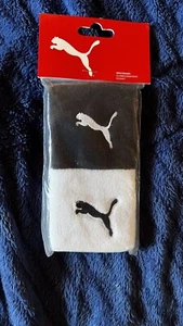Schweißbänder eins weiß und eins schwarz von Puma - Bild 1 von 2