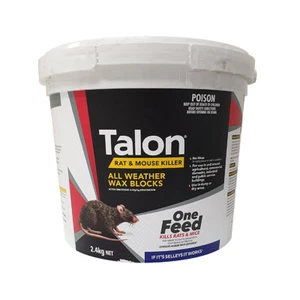 TALON All Weather Wax Blocks - 2.4kg - Control Rats & Mice, Fast & Free - Picture 1 of 1