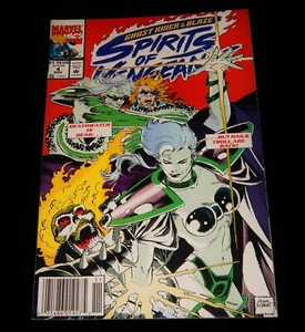 Vintage Comic Book, MARVEL, 1992, GHOST RIDER & BLAZE: SPIRITS OF VENGEANCE, #4 - Picture 1 of 6
