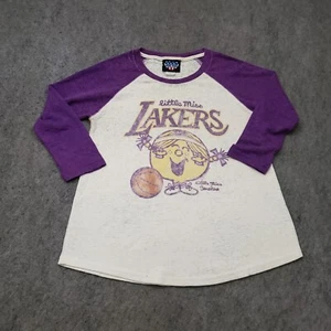Camisa de baloncesto de los Angeles Lakers para mujer grande blanca púrpura de la NBA para dama L - Imagen 1 de 9