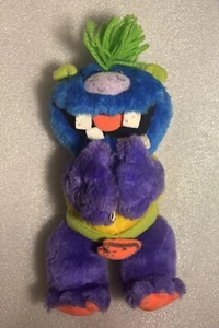 Vtg 1986 Zugly Hug A Monster Plush Marchon Toy Stuffed Animal 9" - Picture 1 of 7