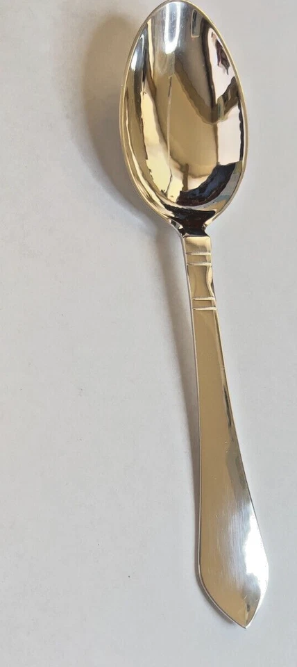 1 CUCHARA SOPA OVALADA GEORG JENSEN CONTINENTAL 8" ESTERLINA PULIDA MAGNÍFICA HV 12 Foto 1 de 4