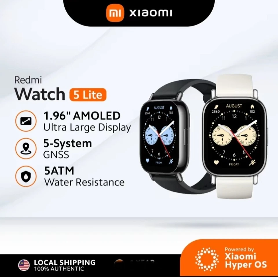 Xiaomi Redmi Watch 5 Lite Light Gold BHR8791GL - Image 1 of 4