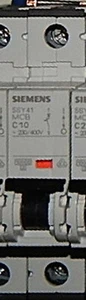 Siemens Circuit Breaker 5SY41 MCB C10 - DIN Rail Mounted (52640) - Picture 1 of 1