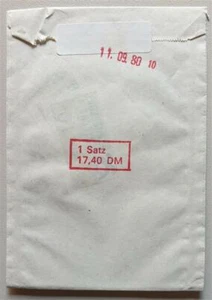 Automatenmarkensatz, 14.09.1980, kompletter Satz, originalverpackt - Bild 1 von 1