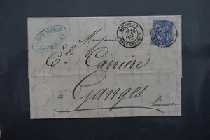 L-332 Cachet T18 de Marseille Place Centrale (Bouches du Rhône) sur n°78 - Imagen 1 de 2