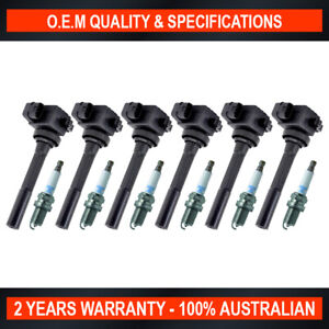 Swan Ignition Coil & NGK Spark Plug Pack for Holden Rodeo TF RA 98-05 3.2L 3.5L