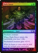 Dark Favor FOIL Magic 2013 / M13 NM Black Common MAGIC GATHERING CARD ABUGames