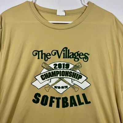 Camiseta deportiva de softbol The Villages 2019 Championship Augusta Sportswear talla 2XL Foto 1 de 4