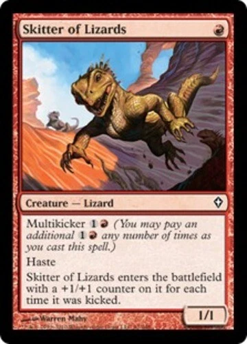 4 Skitter of Lizards ~ Near Mint Worldwake 4x x4 Playset MTG Magic Red Card Ulti - Image 1 of 1