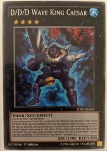 YuGiOh D/D/D Wave King Caesar 1st Edition SDPD-EN043 - Picture 1 of 1