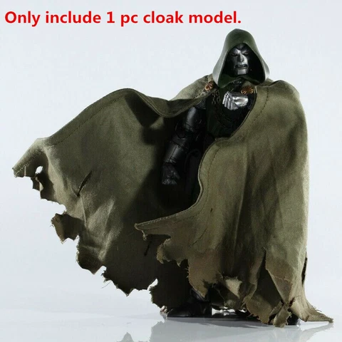 Diy 1/12 Scale Soldier Accessories Cloak Model for 6" Action Figure Doll Cover