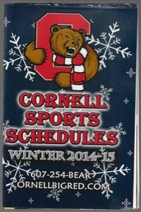 2014-15 Cornell Big Reds College Men & Women Hockey Basketball Schedule !!! - Photo 1 sur 1