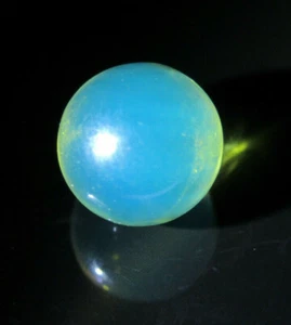 Dominican Blue Amber Bead Natural Authentic Sphere Gemstone 7.4 mm(0.2g) # AB107 - Picture 1 of 12