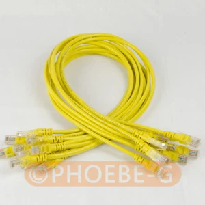 Lot 10 cables/ 27in 70CM 568B CAT5E UTP Ethernet RJ45 Patch Cable Network Cable - Picture 1 of 4