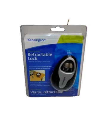 Kensington MicroSaver Retractable Mobile Security Lock – New Sealed NOS Laptop - Image 1 of 3