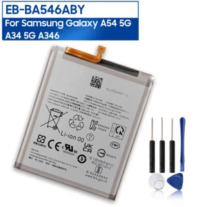 Replacement Phone Battery EB-BA546ABY For Samsung Galaxy A54 A34 5G A346 5000mAh - Picture 1 of 5