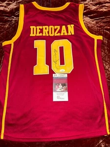 DeMar DeRozan Signed Jersey JSA USC Trojans Autographed - Picture 1 of 4