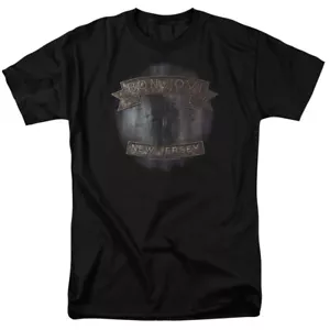 Bon Jovi New Jersey T Shirt Licensed Rock N Roll Band Music Merchandise Black - Picture 1 of 2