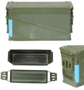 US Munitionskiste Gr. 5  (abschließbar Schloss) Dichtung Metallkiste Behälter - Bild 1 von 18