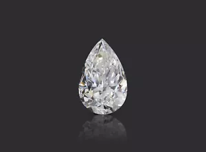 1.01 Carat Natural E Diamond Pear, I1 GIA Certified Genuine Jewelry For Women - Picture 1 of 6