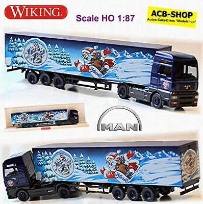 Man Tg-A XXL 18.460 Semirimorchio Autoarticolato Maisel's Bianco Babbo 1:87 - Immagine 1 di 4