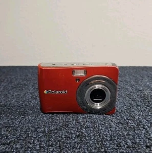 FOR PARTS OR REPAIR Polaroid i1037 10.0 MP 3X Optical Zoom Red Digital Camera - Picture 1 of 8