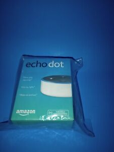 Amazon Echo Dot 2nd Generation with Alexa Voice Service Smart Device White Color