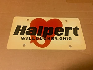 Placa de matrícula Halpert Jeep Willoughby Ohio para concesionario de automóviles - Imagen 1 de 2
