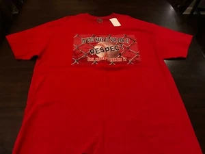 Men'S Size XL/XG Red Respect Simply for Sports T-Shirt - Picture 1 of 4