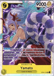 Yamato OP04-112 SR - One Piece TCG Kingdoms of Intrigue - Inglés - Lámina (Nuevo) - Imagen 1 de 2