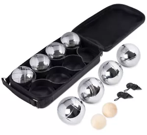 Boulekugel 8 Stück Boule Kugeln mit Tragetasche Boulespiel mit Tragetasche DE - Bild 1 von 8