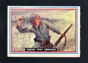 1953 Fighting Marines Card # 22 - TOPPS - Throw That Grenade - Picture 1 of 2
