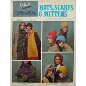 Columbia Minerva Fashion Hats, Scarves & MIttens Knitting Pattern Booklet #2515 - Picture 1 of 5