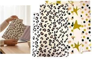 Versandtaschen bedruckte Designs Porto Post Poly Farbiges Siegel Spot Stern Farbe - Bild 1 von 16