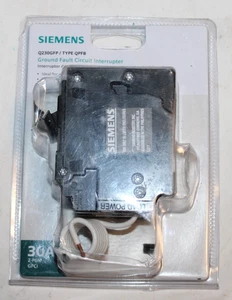 Siemens Q230GFP 30 Amp 2 Poli Interruttore guasto di terra GFCI, 120/240V AC - Foto 1 di 13
