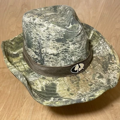 Mossy Oak 迷彩牛仔帽西部牧场可塑边缘,尺寸 L/XL — 第 1/4 张图片