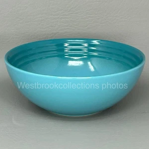 1) Le Creuset Dinnerware VANCOUVER CEREAL BOWL Caribbean Blue 6.25" *Seconds* - Picture 1 of 6