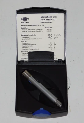 Bruel & Kjaer 4189-A-021 High Precision Free Field Microphone Type 2671 Preamp - Image 1 of 4