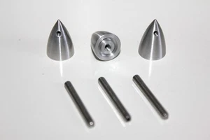 3 x Custom Cox Tee Dee 049 / 051 Spinner and stud / Cox Model Engine - Picture 1 of 2