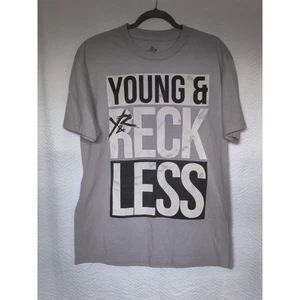 Young & Reckless T-shirt Gray Graphic Logo Size Large - Picture 1 of 5