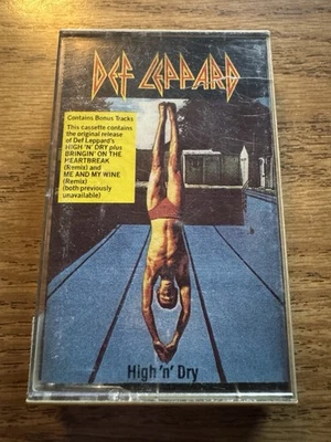 Def Leppard High 'N' Dry (Cassette Tape) Vintage 1984 PolyGram Records - Image 1 of 4