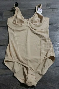 Bali Firm-Control All-In-One Shapewear, Built-In Underwire Minimizer Bra Sz 40D - Picture 1 of 7