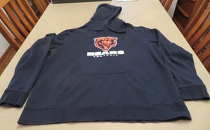 Bears Football NFL Team Apparel Hooded Sweatshirt with Kangaroo Pocket 2XL - Picture 1 of 5