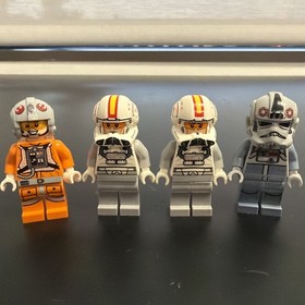 Lego Star Wars 4 Minifigures Clone Pilot x2 AT-AT Driver Rebel Snowspeeder Pilot