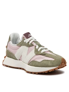 SCARPE SNEAKERS DONNA NEW BALANCE WS327FT PELLE ROSA ORIGINALE PE 2025 - Picture 1 of 5