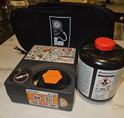 TYRE PUNCTURE KIT FOR VOLVO XC90 XC60 V60 CONTINENTAL SEALANT PUMP SET - Image 1 of 4